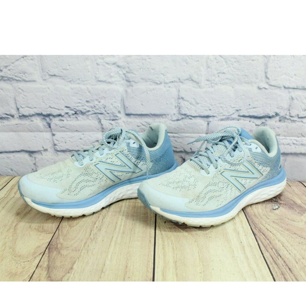 New Balance 680 Unisex Blue Mesh Fresh Foam Athletic Sneaker Shoes Size 7 - Picture 2 of 10